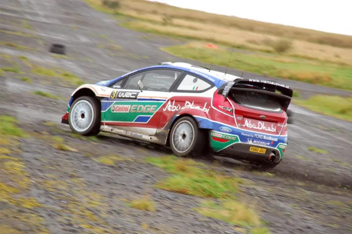 Con Mikko Hirvonen sulla Ford Fiesta WRC 2011 (24)