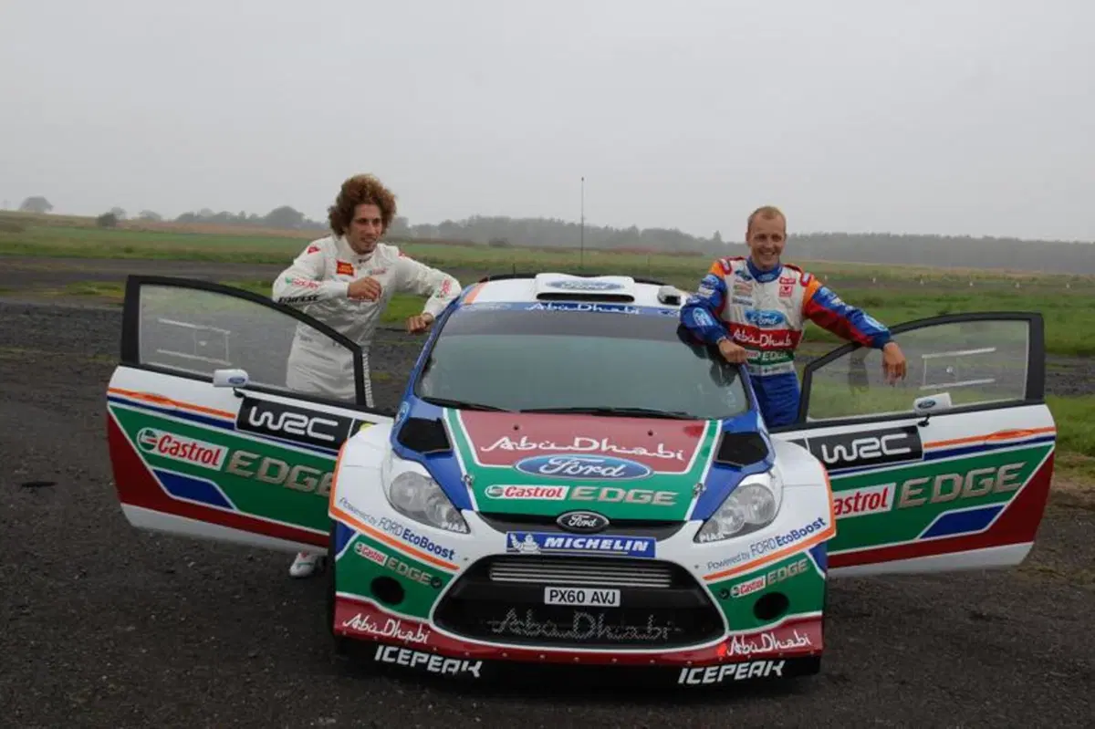 Con Mikko Hirvonen sulla Ford Fiesta WRC 2011 (32)