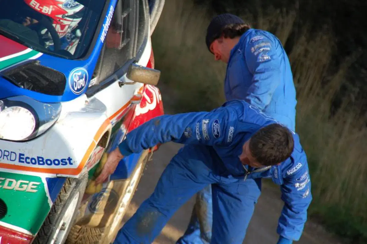Con Mikko Hirvonen sulla Ford Fiesta WRC 2011 (45)