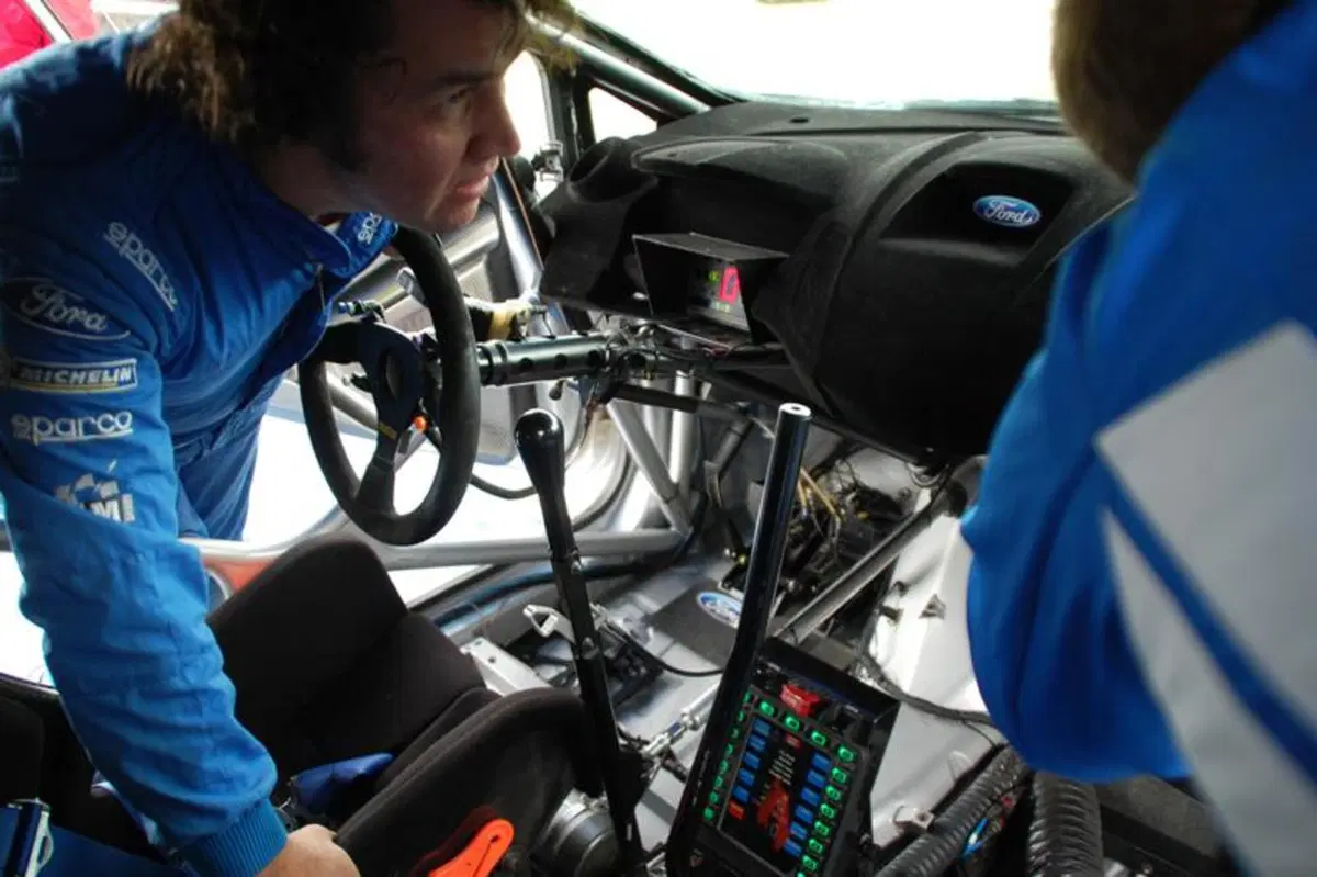Con Mikko Hirvonen sulla Ford Fiesta WRC 2011 (53)