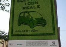 Peugeot: trasferiti all'idroscalo la iOn e il suo orto
