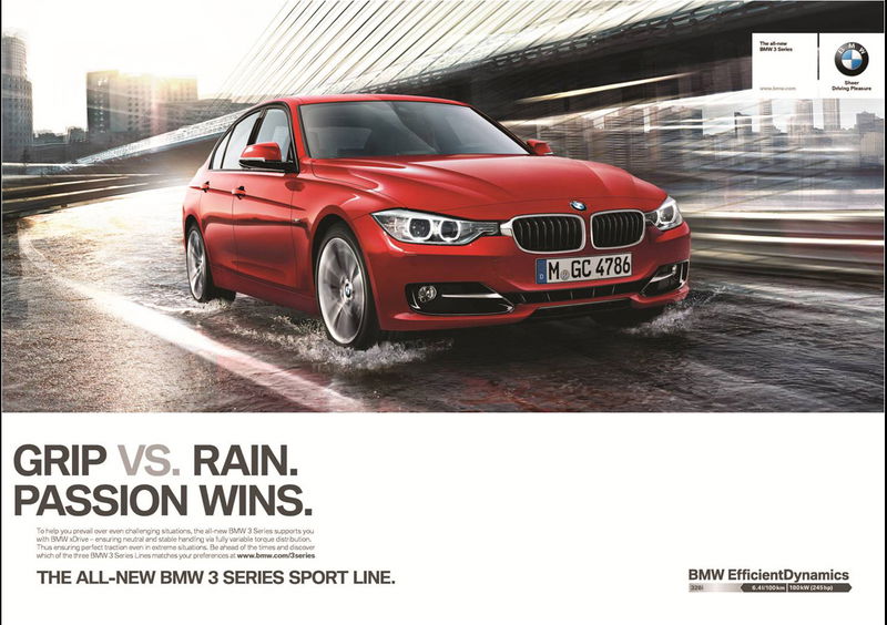 BMW Serie 3: le campagne pubbliciarie