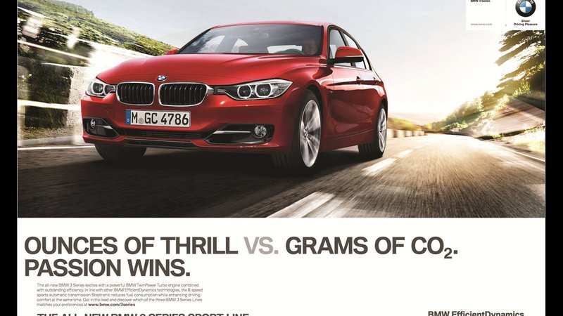 BMW Serie 3: le campagne pubbliciarie