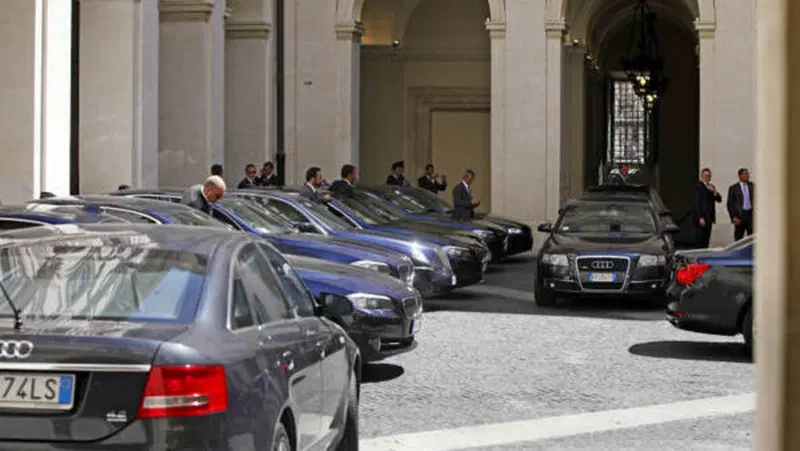 Auto blu in calo del 6,3% dall'inizio del 2013