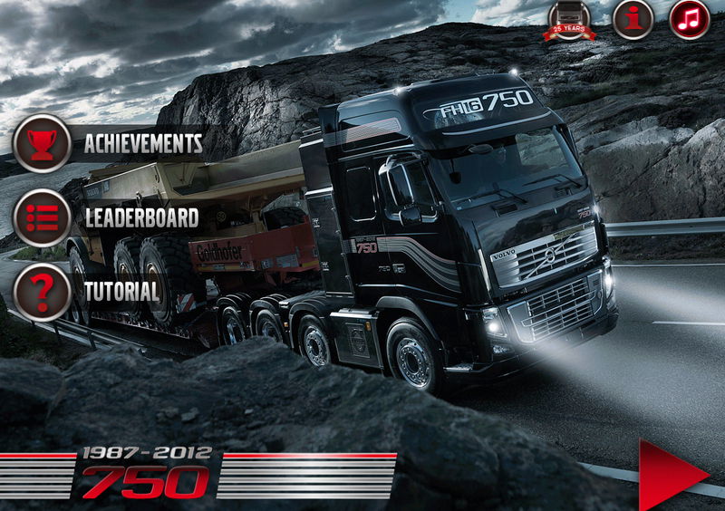 App: il gioco del Truck Volvo su iPhone