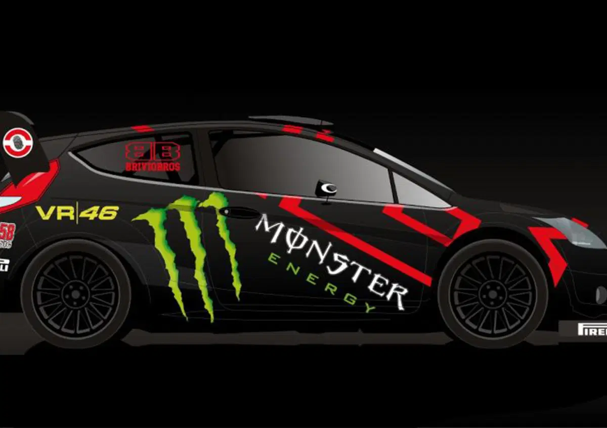 Rally di Monza: svelata l'auto di Valentino Rossi