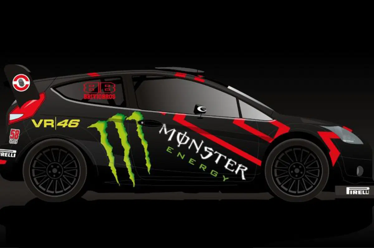 Rally di Monza: svelata l'auto di Valentino Rossi