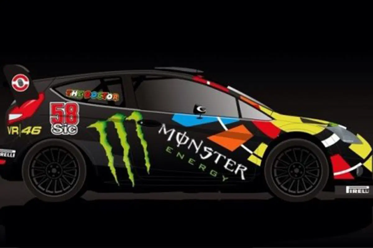Rally di Monza: svelata l'auto di Valentino Rossi (3)