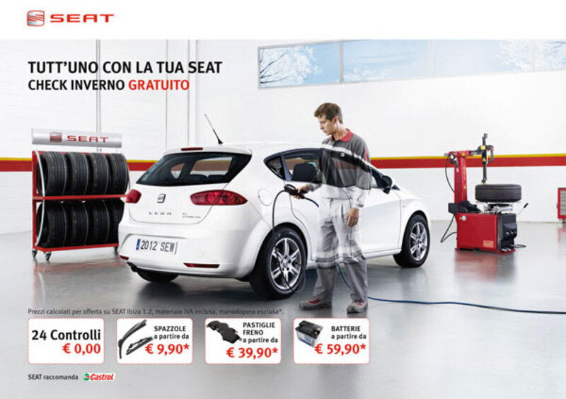 Seat: check invernali gratuiti sino a febbraio 2012