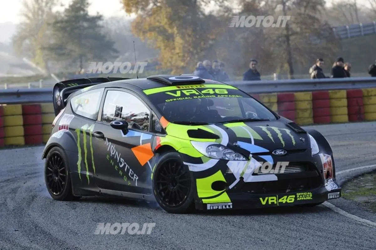 Rossi sulla Fiesta WRC: le foto da Vizzola