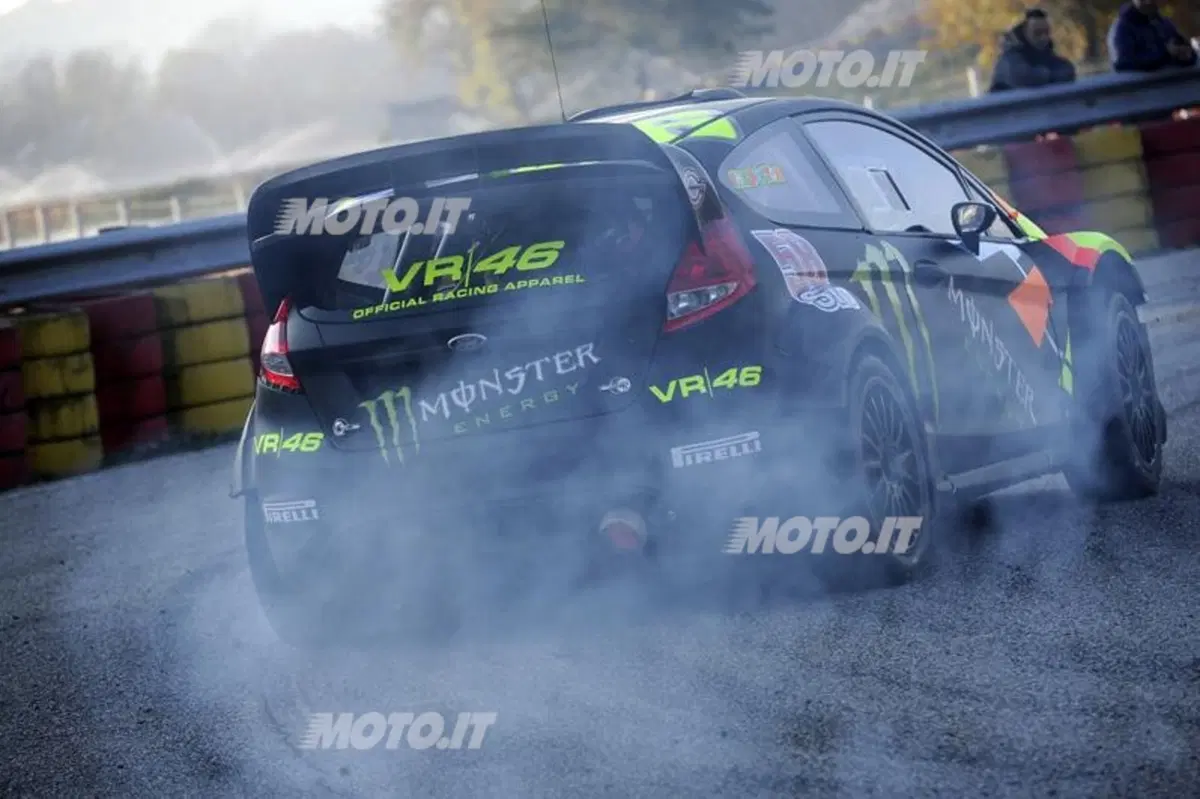 Rossi sulla Fiesta WRC: le foto da Vizzola (2)