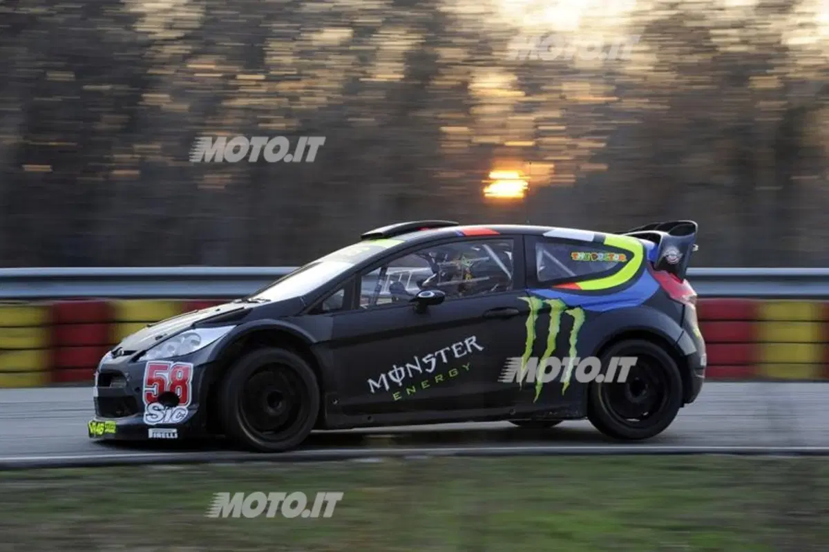 Rossi sulla Fiesta WRC: le foto da Vizzola (3)