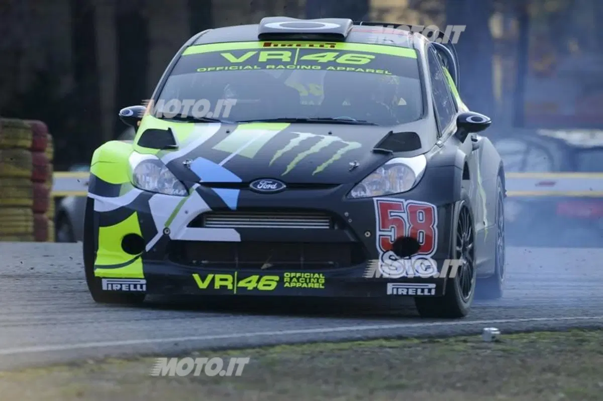 Rossi sulla Fiesta WRC: le foto da Vizzola (4)
