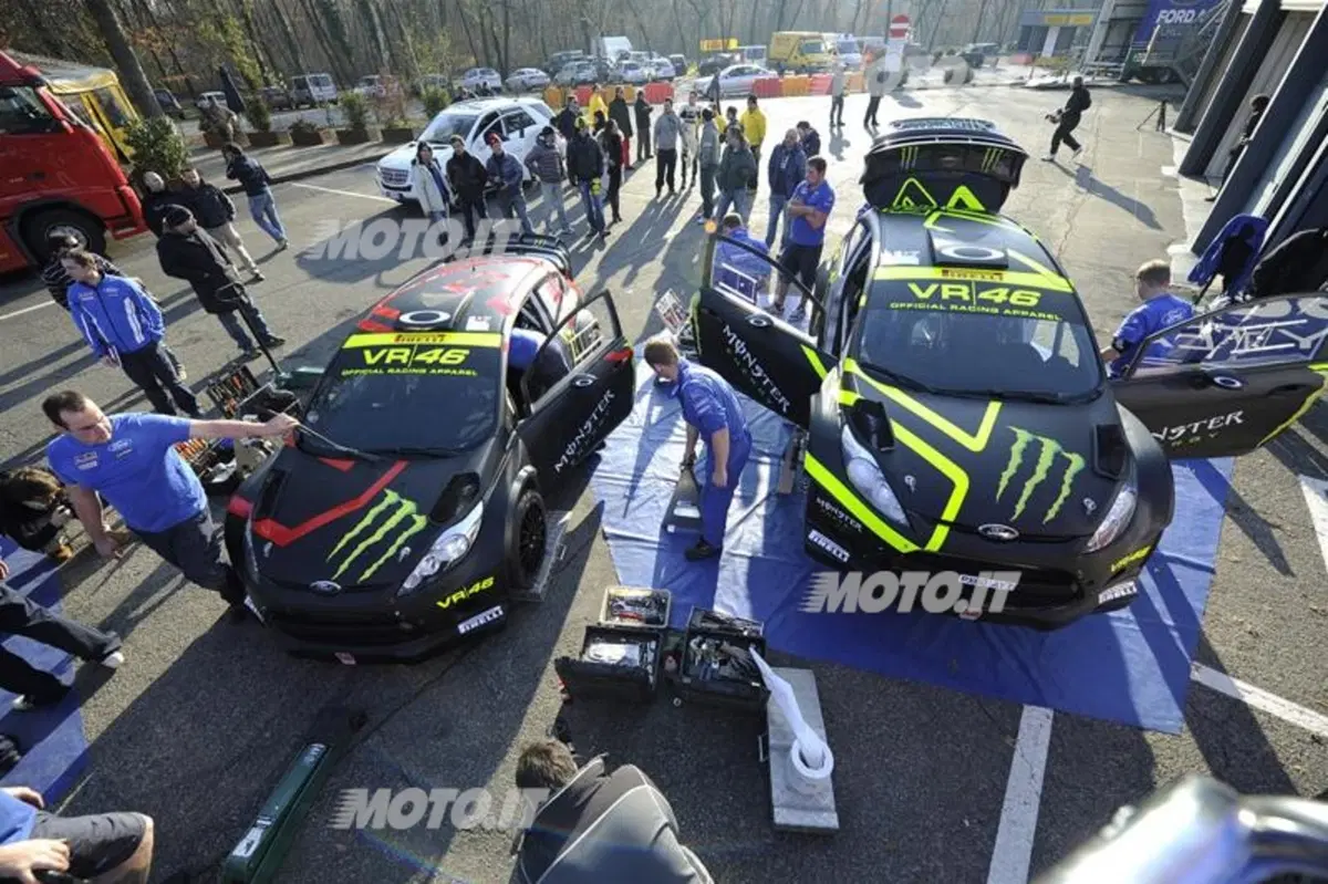 Rossi sulla Fiesta WRC: le foto da Vizzola (7)