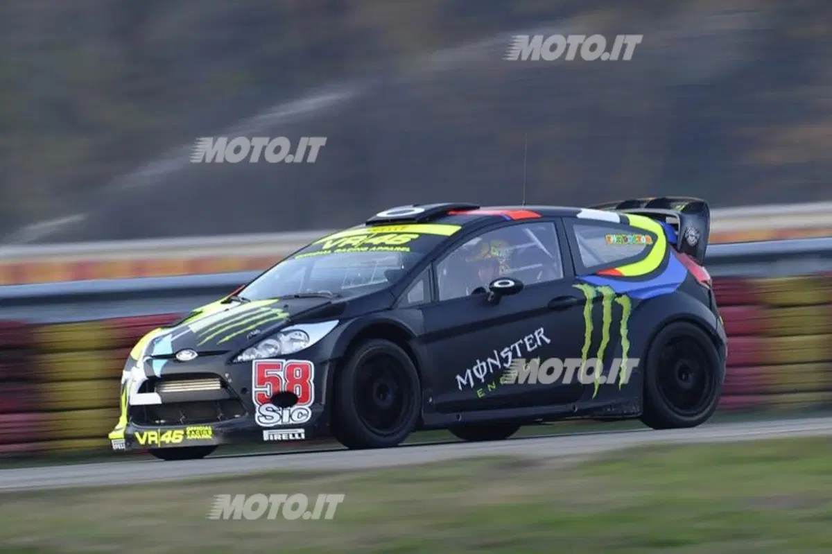 Rossi sulla Fiesta WRC: le foto da Vizzola (9)