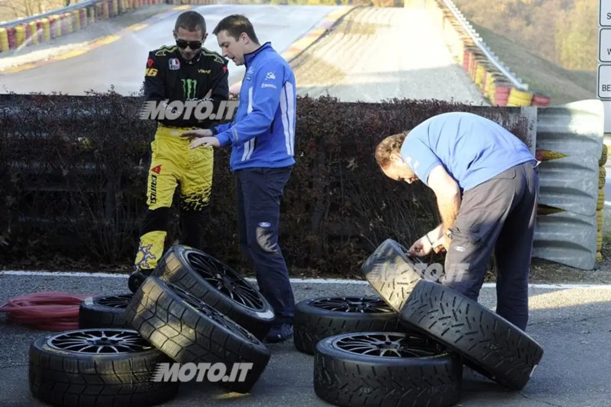 Rossi sulla Fiesta WRC: le foto da Vizzola (10)