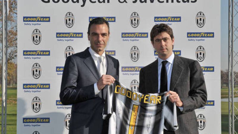 Goodyear sponsor della Juventus per il campionato 2011/2012