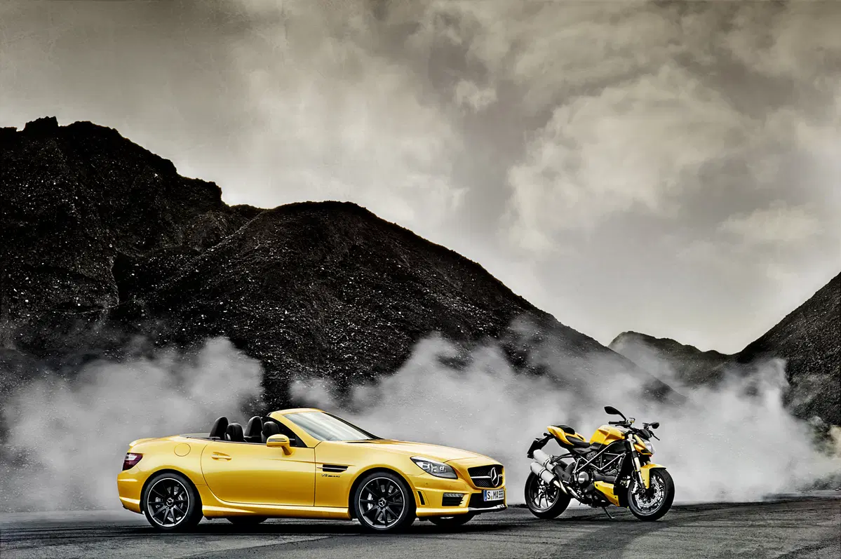 Mercedes-Benz SLK 55 AMG Streetfighter Yellow (20)