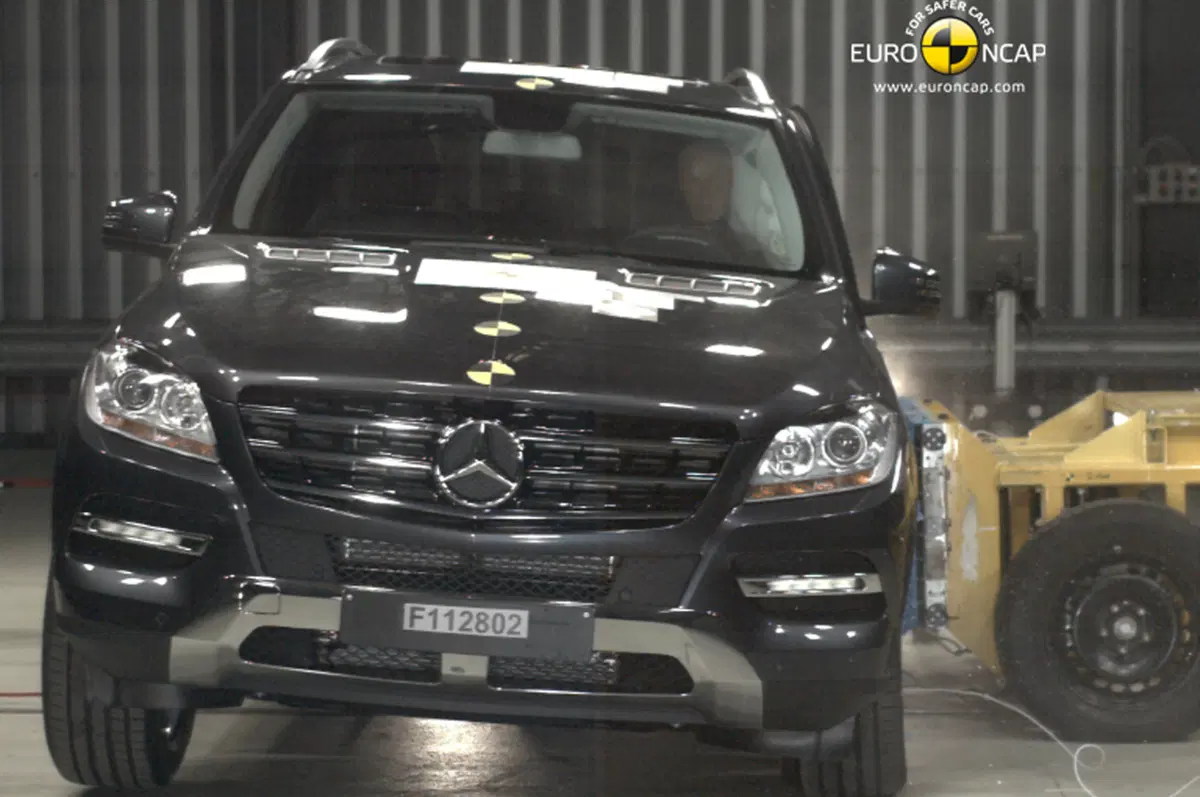 Mercedes-Benz: 5 stelle Euro NCAP per Classe B, C ed M (4)
