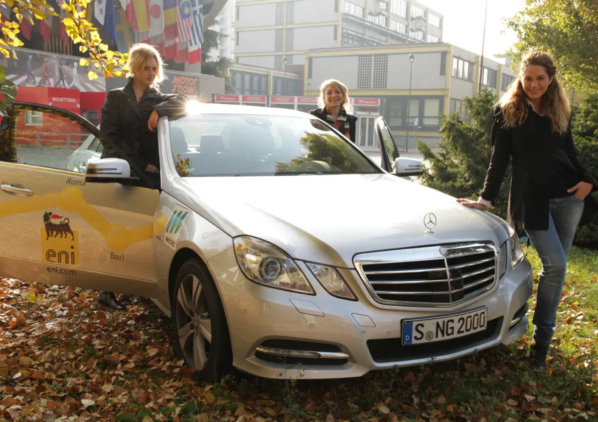 Mercedes-Benz ed Eni: concluso il giro d'Italia a metano