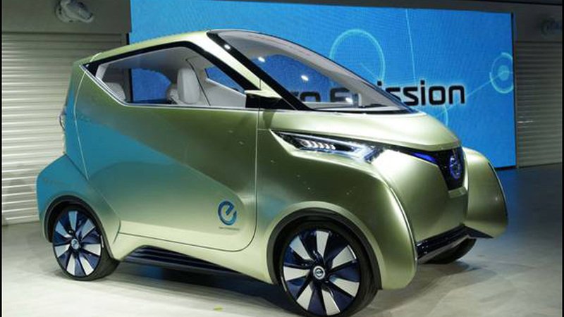 Nissan: una city car elettrica dalla concept Pivo3