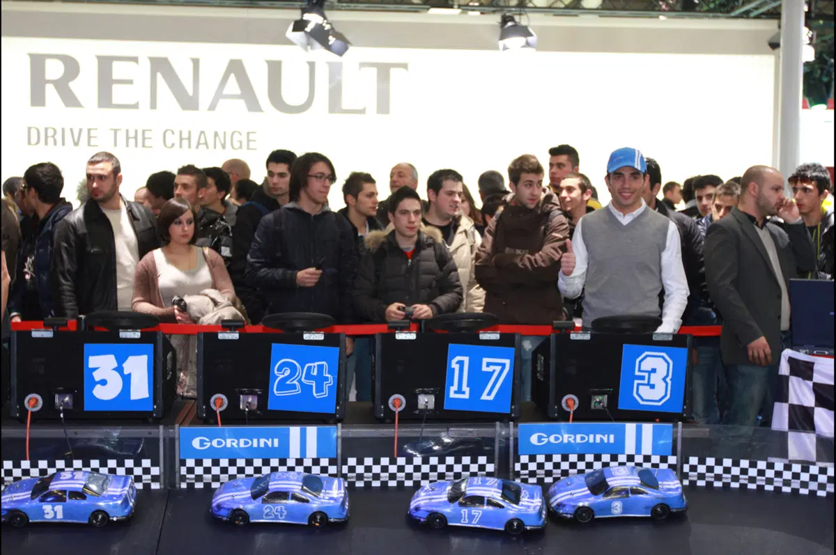Michele Pirro su Renault Gordini al Motor Show (3)