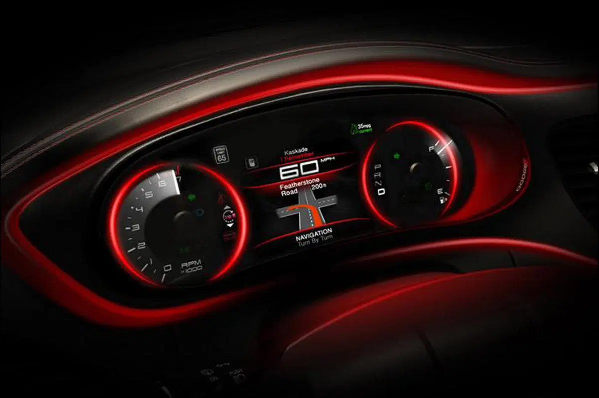 Dodge Dart: prime immagini degli interni