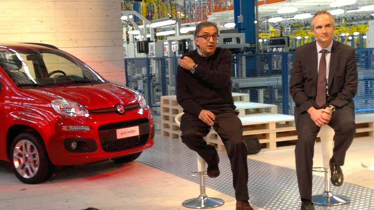 Fiat Panda: Elkann e Marchionne, emozione a Pomigliano