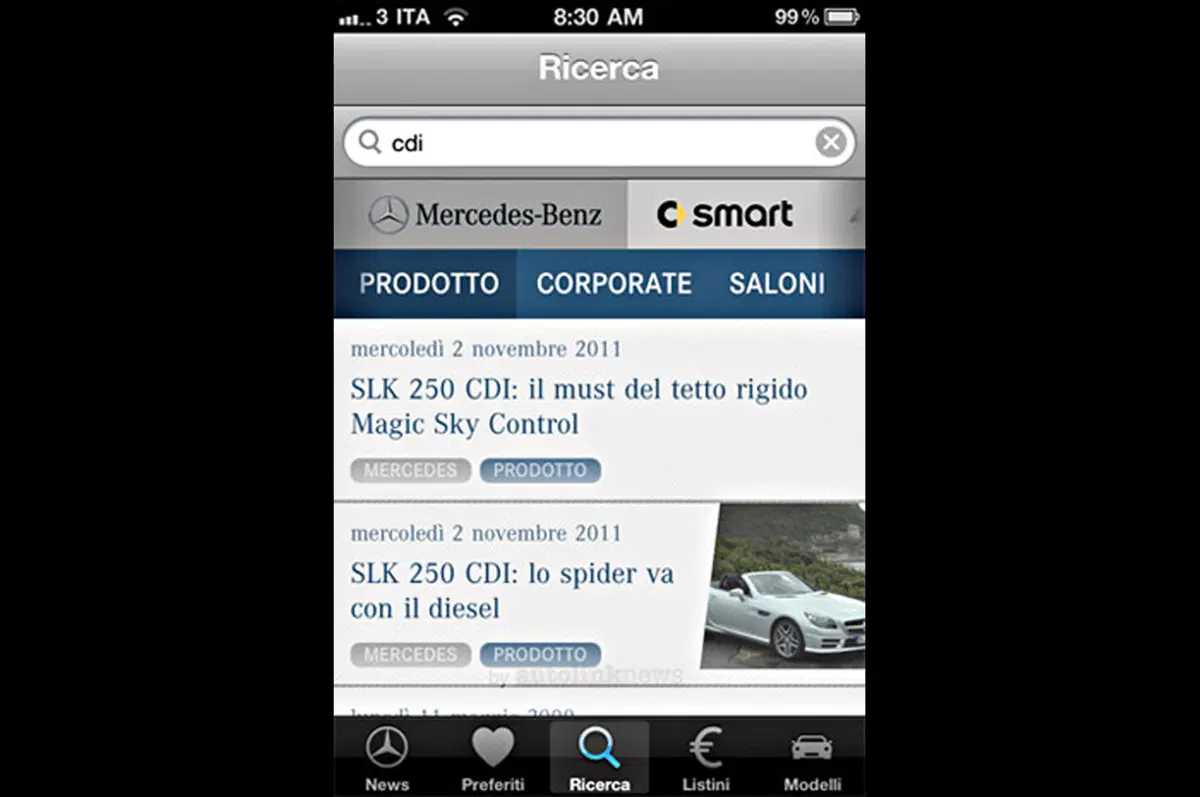 MercedesNews: la nuova App per gli amanti della Stella (2)