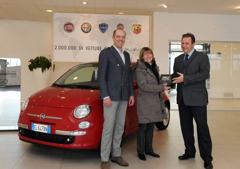 Fiat: consegnata la due milionesima vettura con sistema Blue&amp;Me