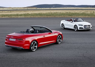 Nuove Audi A5 e S5 cabrio 2017: nuova generazione di un classico a cielo aperto