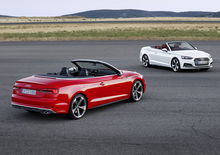 Nuove Audi A5 e S5 cabrio 2017: nuova generazione di un classico a cielo aperto