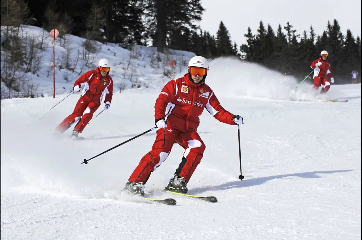 Wrooom 2012: il team Ferrari sulle nevi trentine (26)
