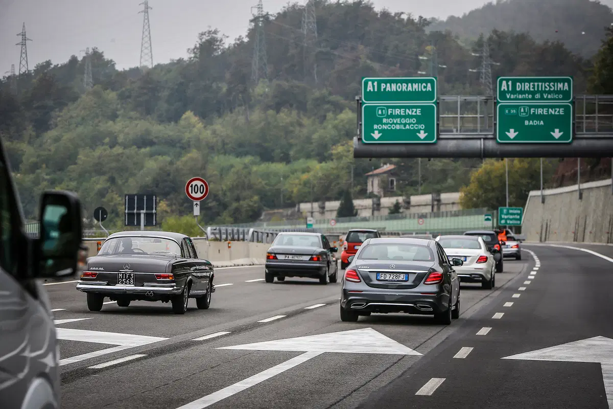 Mercedes: #RitornoAlFuturo sulle strade dell’Appennino (10)