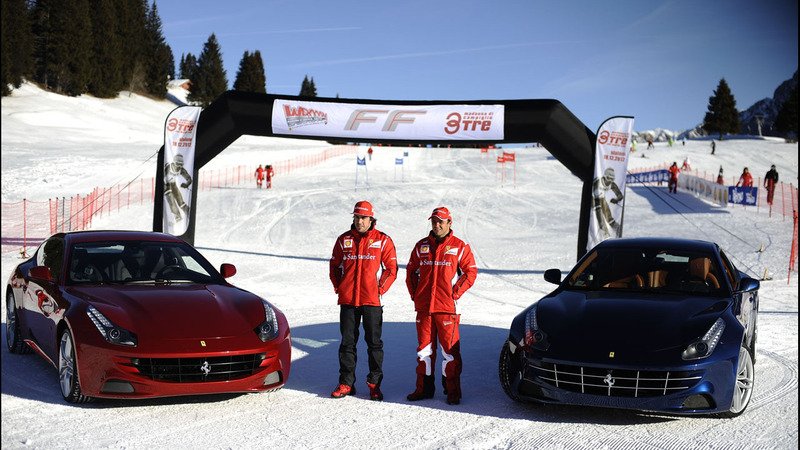 Ferrari: uno slalom molto speciale per Alonso e Massa
