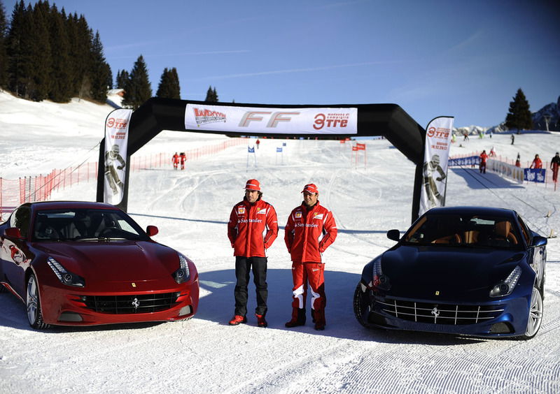 Ferrari: uno slalom molto speciale per Alonso e Massa