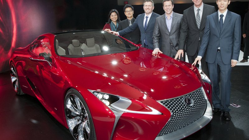 Lexus LF-LC Concept: premiata con l&rsquo;EyesOn Design 2012