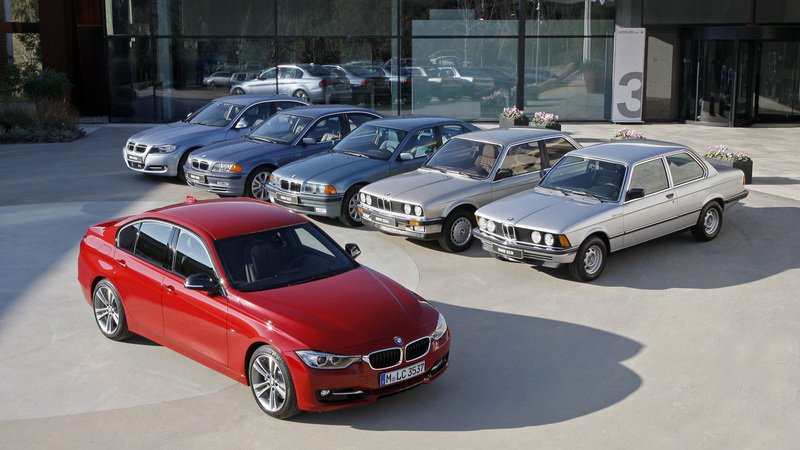 BMW Serie 3: una storia lunga sei generazioni