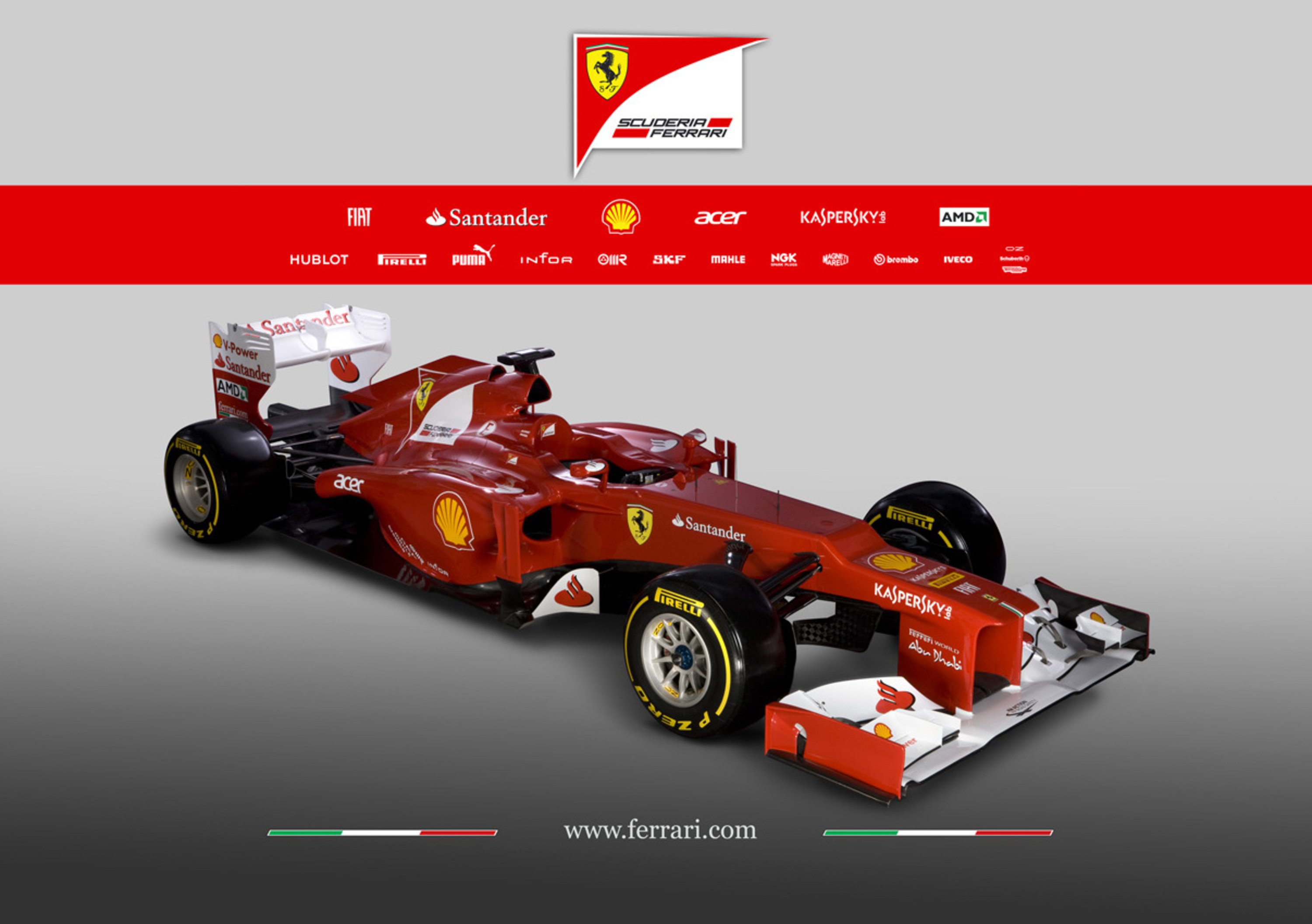 Ferrari F2012: presentata la monoposto da F1