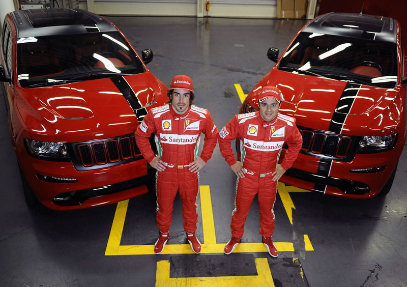 Due Jeep Grand Cherokee SRT8 per Alonso e Massa