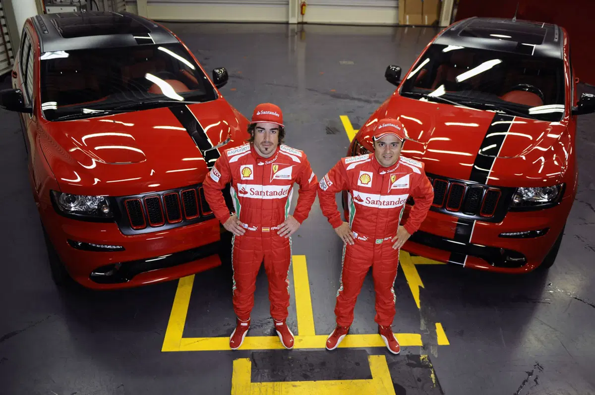 Due Jeep Grand Cherokee SRT8 per Alonso e Massa