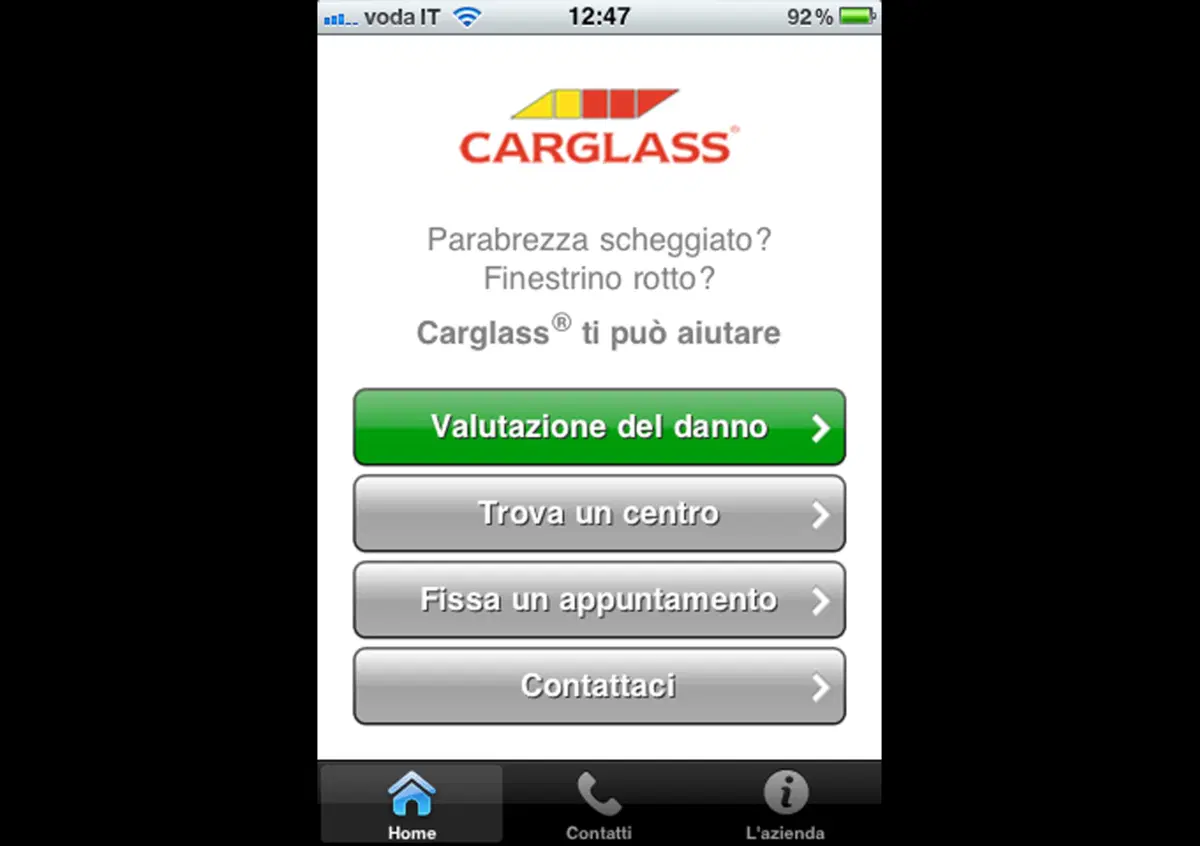 Carglass: una app per riparare il vetro