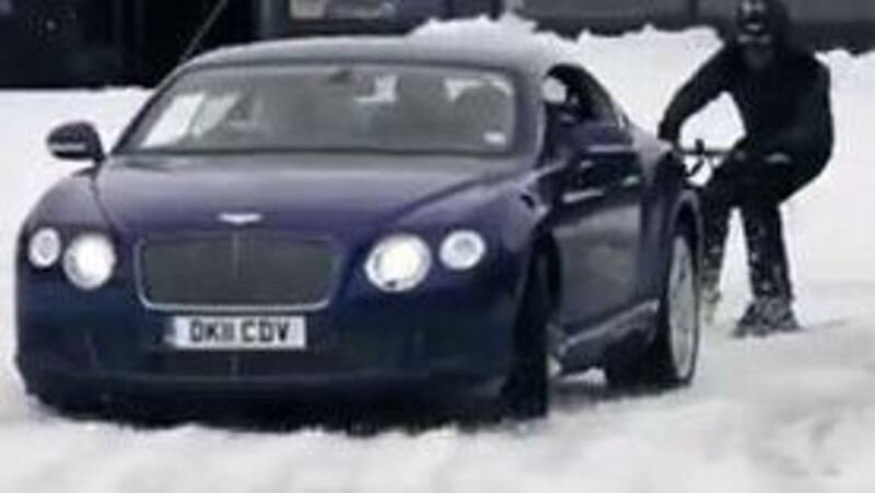 Bentley: la gamma Continental sulle piste da sci