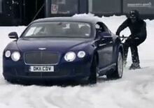 Bentley: la gamma Continental sulle piste da sci