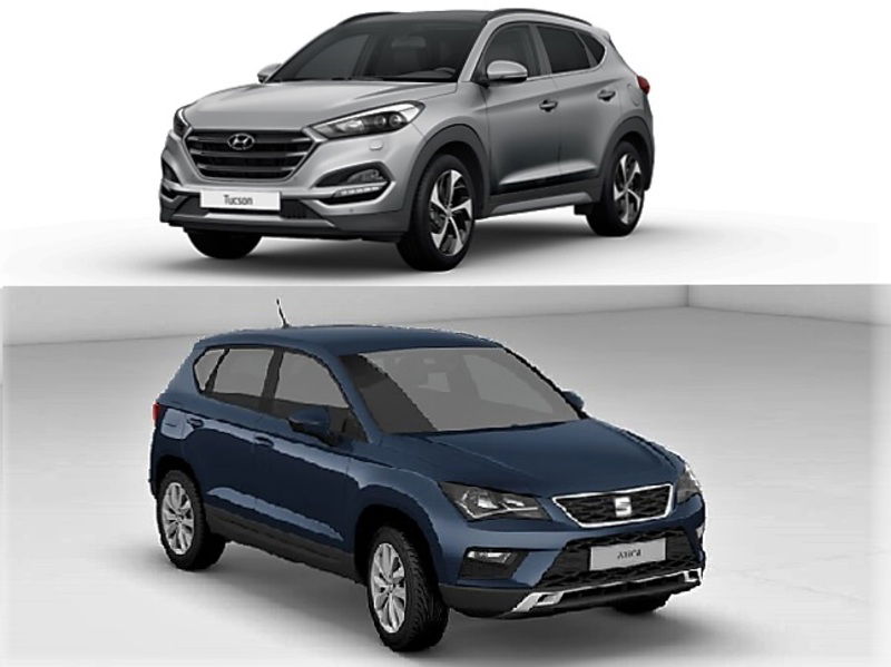 Quale comprare, Confronto: Seat Ateca 1.6 TDI Style Vs Hyundai Tucson 1.7 CRDi Comfort