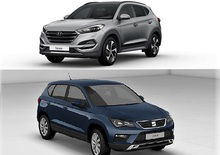 Quale comprare, Confronto: Seat Ateca 1.6 TDI Style Vs Hyundai Tucson 1.7 CRDi Comfort