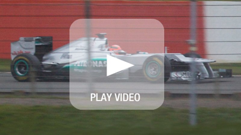 Mercedes AMG Petronas F1 W03: la vettura 2012 allo scoperto