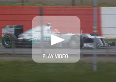 Mercedes AMG Petronas F1 W03: la vettura 2012 allo scoperto