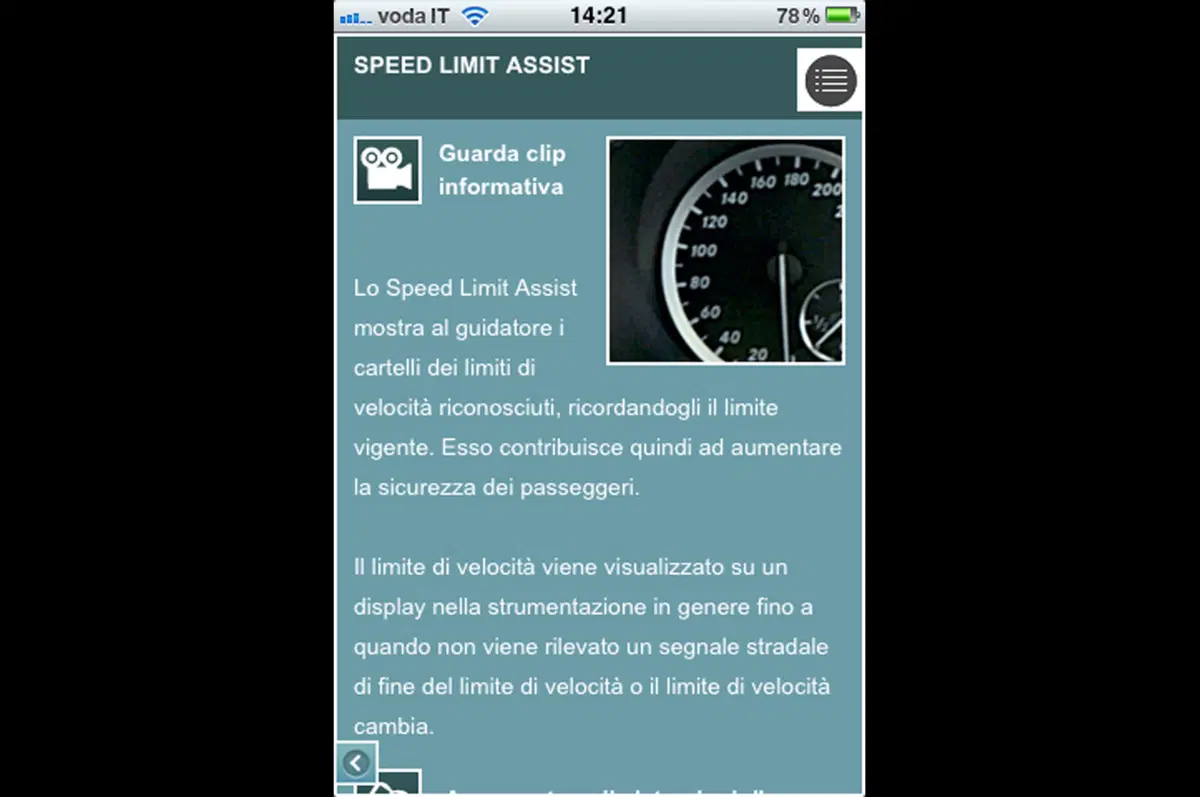 B-Class Guide: l’App dedicata alla Mercedes-Benz Classe B (6)