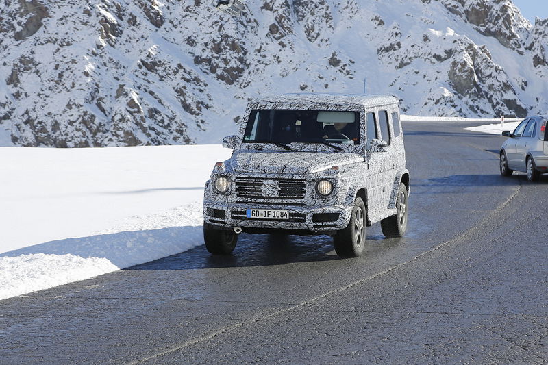 Nuova Mercedes Classe G 2017: eccola su strada